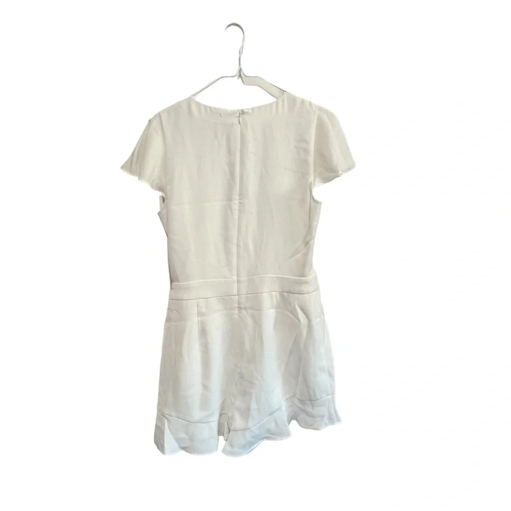 Parker Catherine Flutter Sleeve Women's Romper, New with Tags, Small, MSRP $298